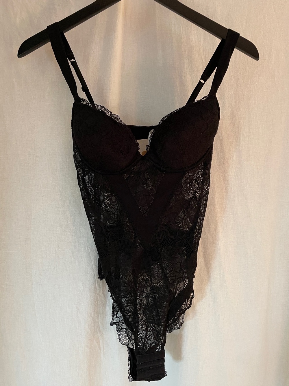 NWT Lise Charmel Lingerie Bodysuit – Black – 32C (U.S. sizing)